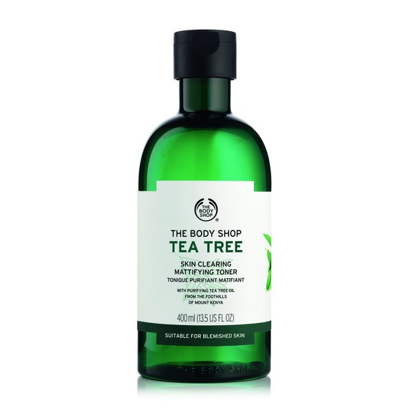The Body Shop Tea Tree Skin Clearing Mattifying Toner, 13.5 Fl Oz (Vegan)