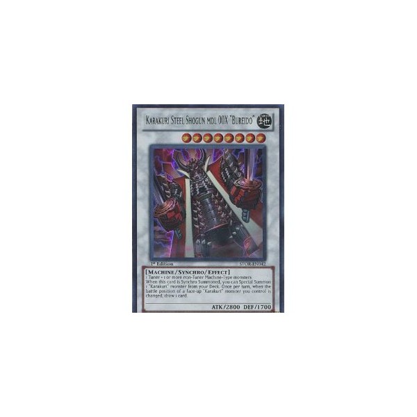 Yu-Gi-Oh! - Karakuri Steel Shogun mdl 00X "Bureido" STOR-EN042 Ultra