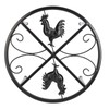 Chicken Feeder Metal Stand Indoor Outdoor Iron Flower Pot Holder