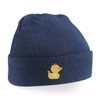 Adults Duck Beanie Hat (Black)