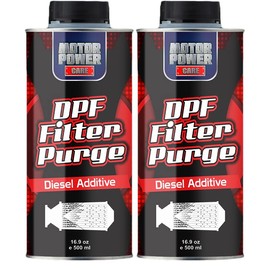 2 bottles DPF Filter Purge: The Most Economical Way to Clean and Protect Your Diesel Particulate Filter, Diesel Additive, High Performance Helps Regeneration No Assembling 500ml 16.9 oz x 2