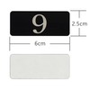 Rectangle Lockers Plastic Numbered Room Number Table Number Sticker (1-10,