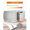 COMMERCIAL CHEF 0.7 Cu Ft Microwave with 10 Power Levels,