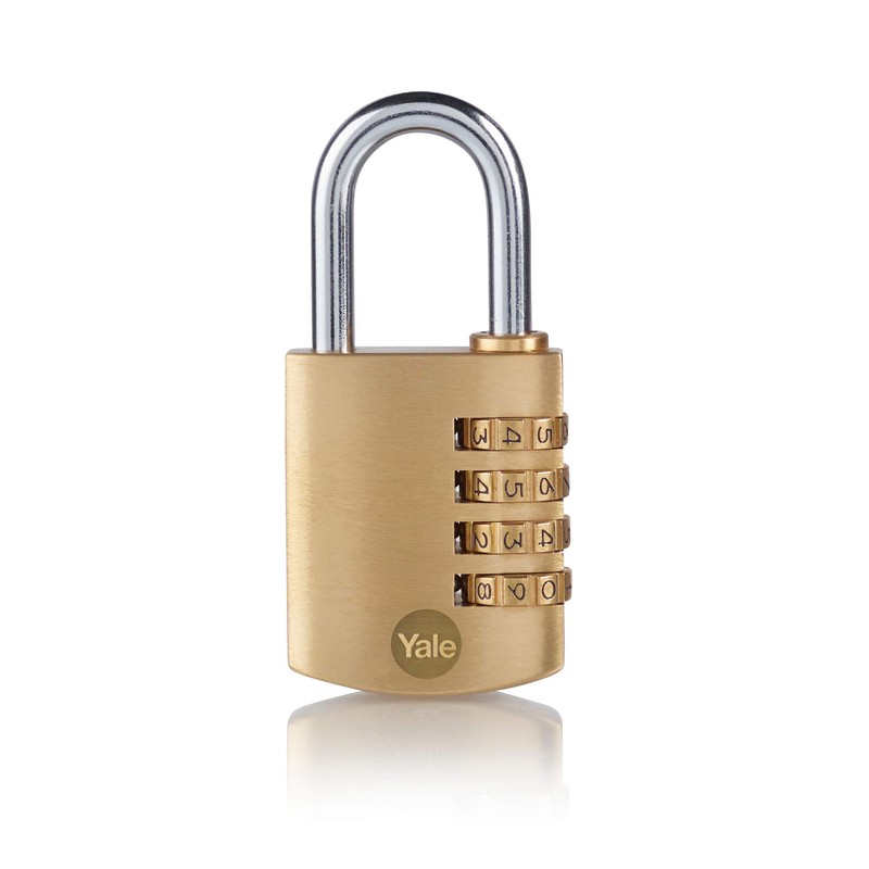 40mm Brass Combination Padlock pk 1 box