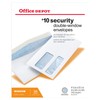 Office Depot Double-Window Envelopes, 10 (4 1/8in. x 9 1/2in.),