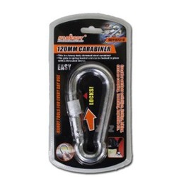 Carabiner Camping Hook Mountaineering Climbing Carabiner 120mm 2ea