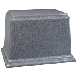 Bluestone Ark Cremation Urn for Ashes with Presentation Urn Bag - Cultured Marble Urn - 250 Cubic Inch Capacity for a Person Weighing Up to 250 Pounds