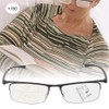 Fashion Anti Blue Rays Presbyopic Glasses Visual Fatigue Relief Multifocal