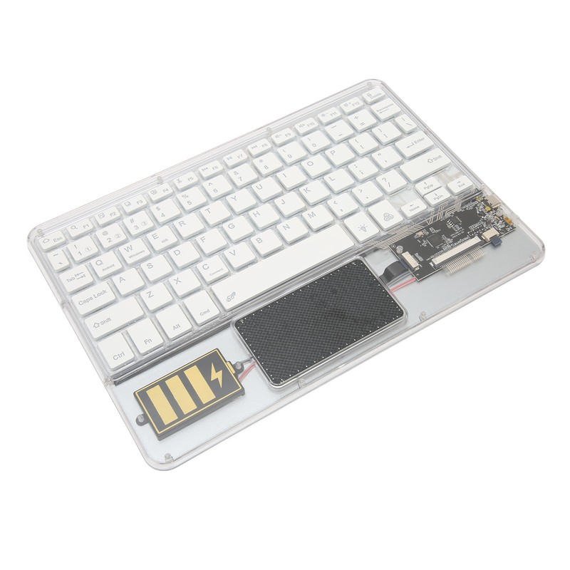 Wireless Bluetooth Keyboard Multifunctional Acrylic Keyboard for Windows for Android