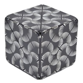 Puzzle Fingertip Toy Relieve Stress Eco Friendly Kids Educational Toy for Household SchoolBlack and White Grain