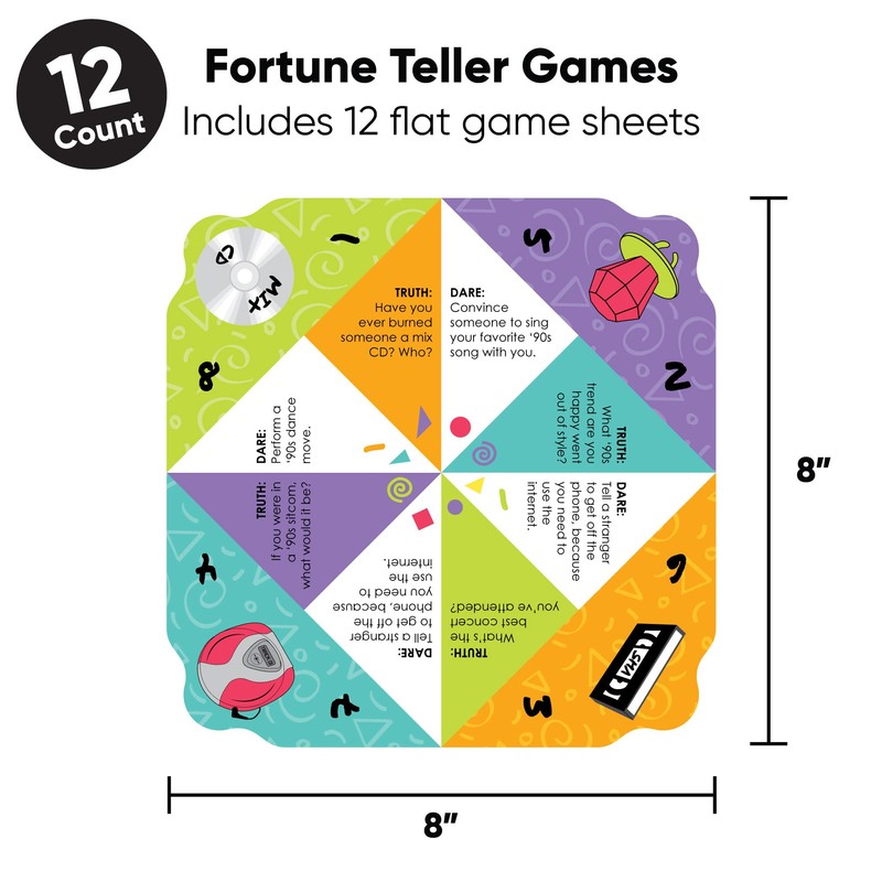 Big Dot of Happiness 90’s Throwback - 1990s Party Cootie