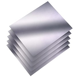 Graphite Flexible Foil Gasket Sheet, 0.5mm x 200mm x 250mm, 99.5% Flexible Graphite Sheet, 5PCS