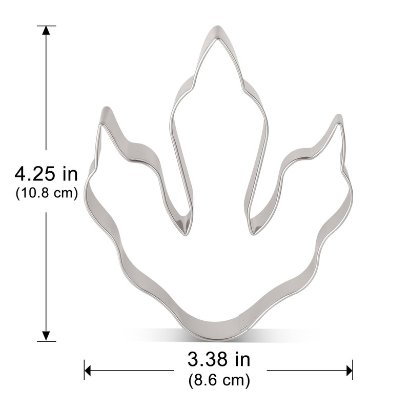 LILIAO Dinosaur Footprint Cookie Cutter, 4.25 inch