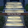 Solar Step Lights for Outside 6-Pack - LED Solar Stair