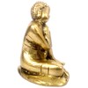 Purpledip Brass Idol Resting Buddha (11947)