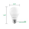 MaxLite A19 LED Bulb, Enclosed Fixture Rated, 60W Equivalent, 800