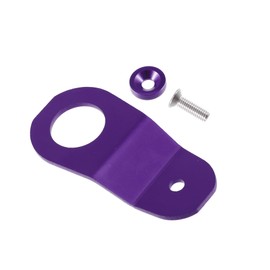 A ABSOPRO Engine Water Tank Radiator Bracket Radiator Stay Mount Bracket and Washer Kit for Honda Civic 1996-2000 Aluminum Alloy Purple 1 Set Item Replacement