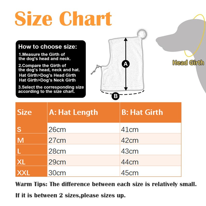 BT Bear Dog Hat, Soft Warm Fleece Dog Ears Cover,