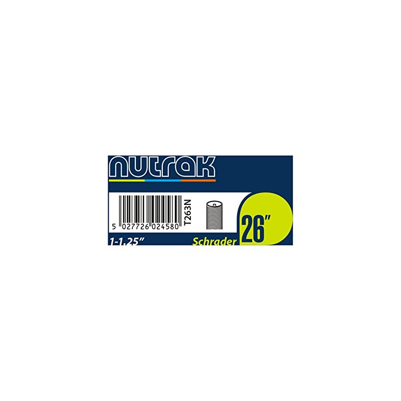 Nutrak 26 x 1-1.25 inch Schrader inner tube