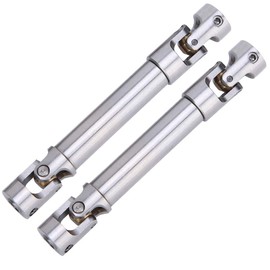 RC Drive Shaft, 2 Pieces 90-125 mm Stainless Steel Drive Shaft for Axial Traxxas 1/10 RC Caterpillar Car Remote Control Crawler Accessories