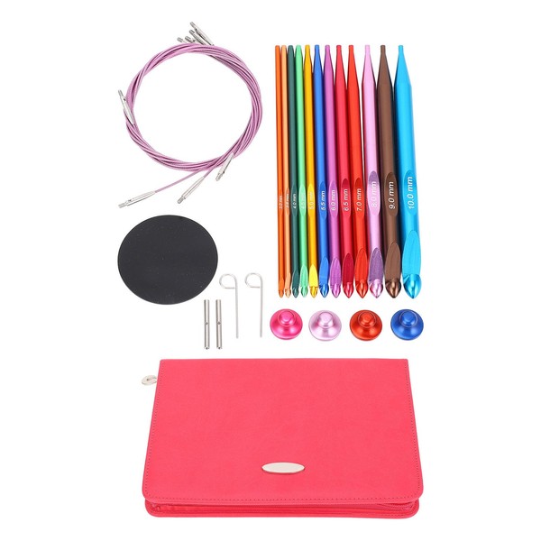 12 Pcs Tunisian Crochet Hooks Set, 3mm-10mm Long Crochet Hooks