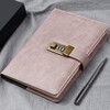 WEMATE Diary with Lock, A5 Journal with Lock 240 Pages,