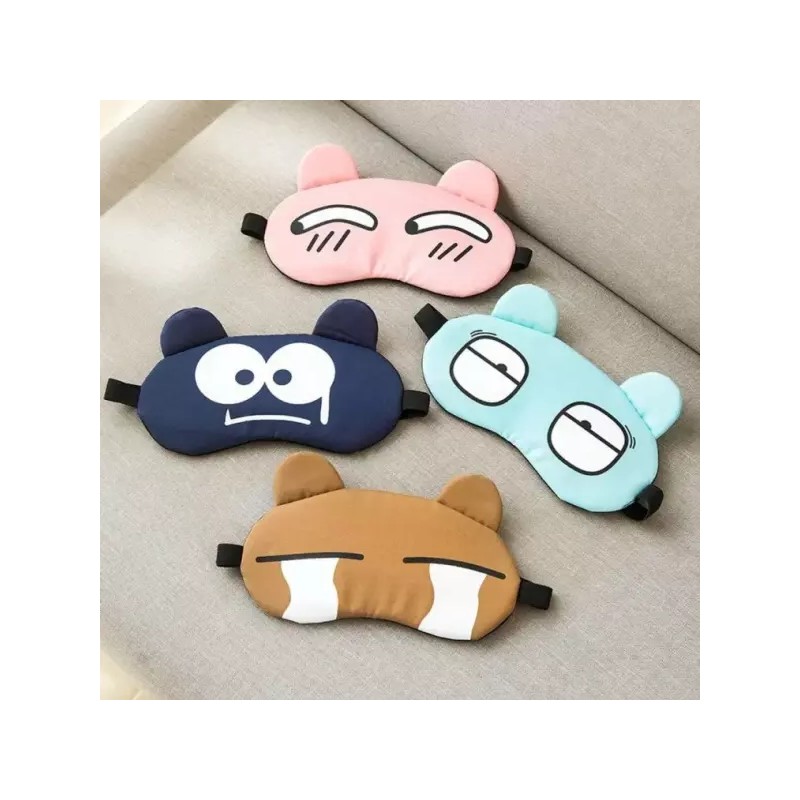귀여운 암막 캐릭터수면안대 어린이 수면안대 온열 잇템 추천 [파랑] Cute