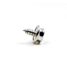 Snap Screw Stud, 3/8" #10 Oversize, Stainless Steel Screw Stud, Boat Canvas, 10 Pcs.