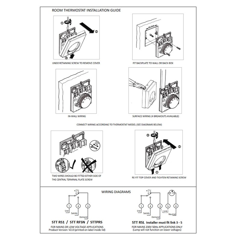 SPARES2GO Tamper Proof Thermostat for Combi Boilers Temperature Switch Dial