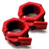 50mm ABS Olympic Barbell Clips– Quick Release Pair of 2-Inch