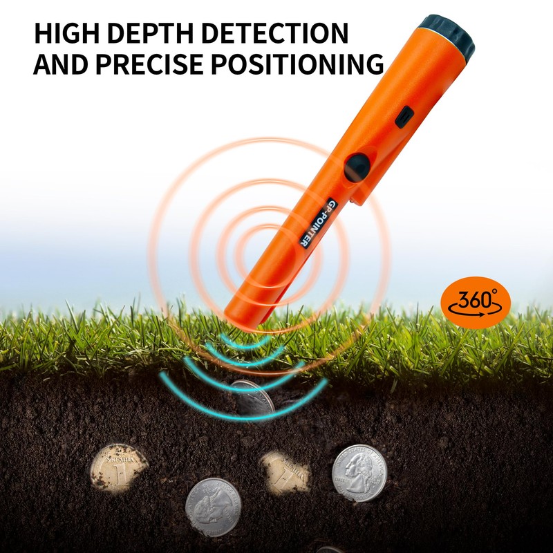 Juniho Metal Detector Pinpointer for Adults & Kids, IP68 Waterproof