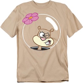 Popfunk Spongebob Sandy Wink Face Unisex Adult T-Shirt (Large)