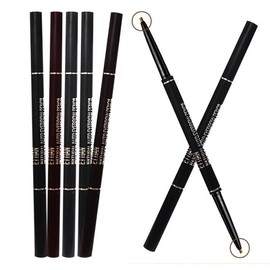 Etien Natural Dual Auto Eyebrow Pencil - Grayish Brown Double-sided Pencil, 6-Color Set / 에띠앙 내추럴 듀얼 오토 아이브로우 펜슬 -회갈색 양쪽펜슬 6색모음