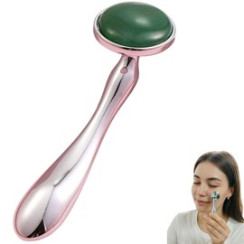 Jade-Style Facial Roller Massage Tool, Portable Beauty Roller for Cooling-Feel Self-Care Routines - KINTEGOOD Ice Stone