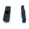 JAM2DAY Pack of 2 Black Turn Buttons/Catches With Screws For