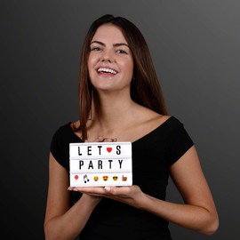 Mini Light Up Cinema Marquee USB Letterboard Sign