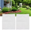 2PCS Filter Sleeve 6in White Elastic Polyester Prefilter Cover for