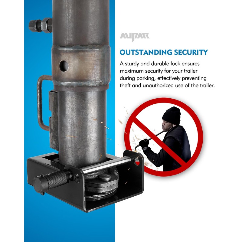 Aupar Patent-Designed Gooseneck Trailer Lock | Secure Your Trailer with