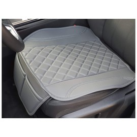 BREMER SITZBEZGE BREMER SITZBEZGE Sitzauflage Kunstleder Textilleder kompatibel mit VW Touareg 3 Sitzkissen in Kunstleder Grau OT409