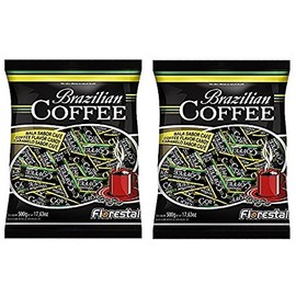 FLORESTAL Bala de Cafe 500 gr. - 2 Pack | Brazilian Coffee Candy 1.1 lbs - 2 Pack