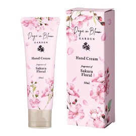 Days Inn Bloom Garden Hand Cream, 1.7 fl oz (50 ml) Sakura Floral (Cherry Blossoms, Cherry Blossoms, Moisturizing, Boxed, Flowers)