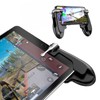 ゲームコントローラーモバイルゲーム補助コントローラーボタンツーインワンゲームコントローラー携帯電話タブレットユニバーサル (H2タブレットハンドル)