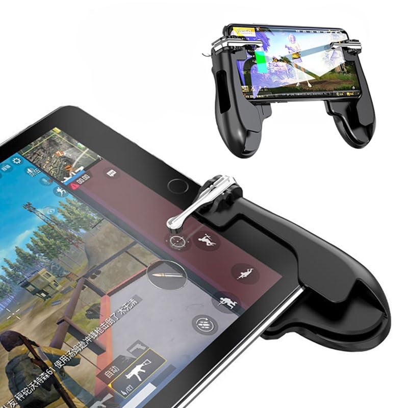 ゲームコントローラーモバイルゲーム補助コントローラーボタンツーインワンゲームコントローラー携帯電話タブレットユニバーサル (H2タブレットハンドル)