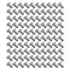 100PCS Tire Studs Silver Universal Wear Resistant Anti Slip Tire