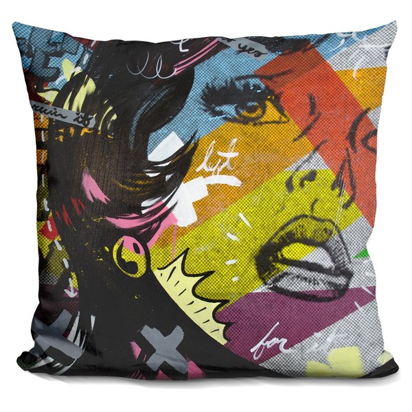 LiLiPi Left of Yes Decorative Accent Throw Pillow