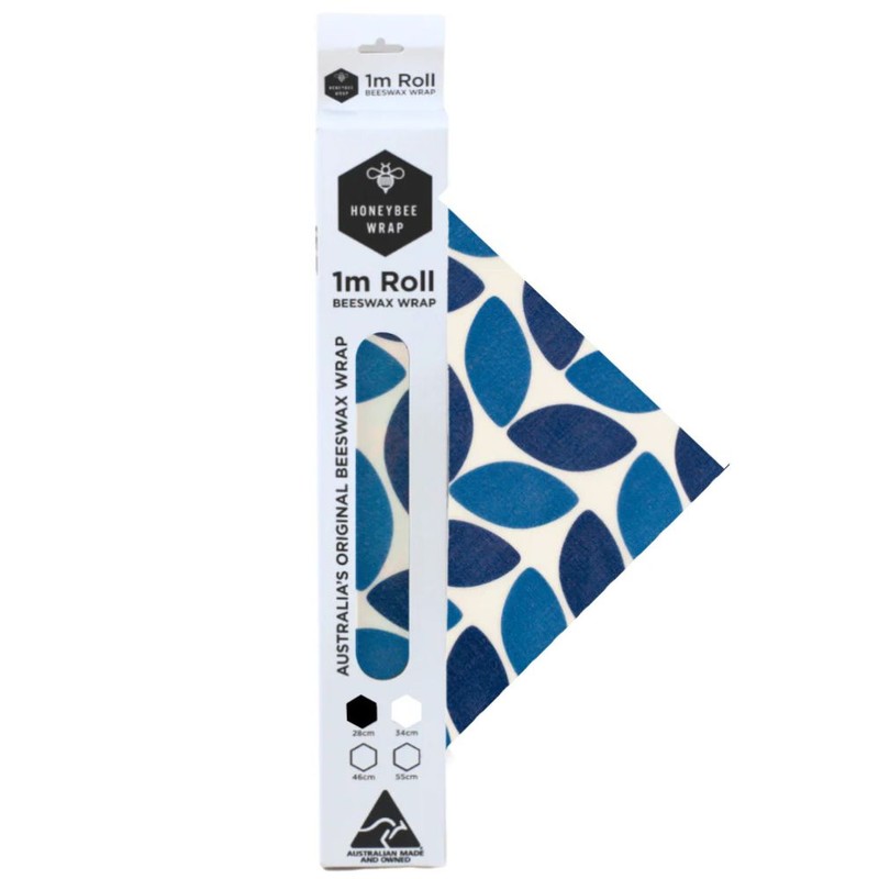 Honeybee Beeswax Wrap Roll (28cm x 100cm), Banksia