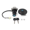 Reckkiiaotu Motorcycle Ignition Switch Lock Set w/Keys - Igntiton Swtich(4-Wires)