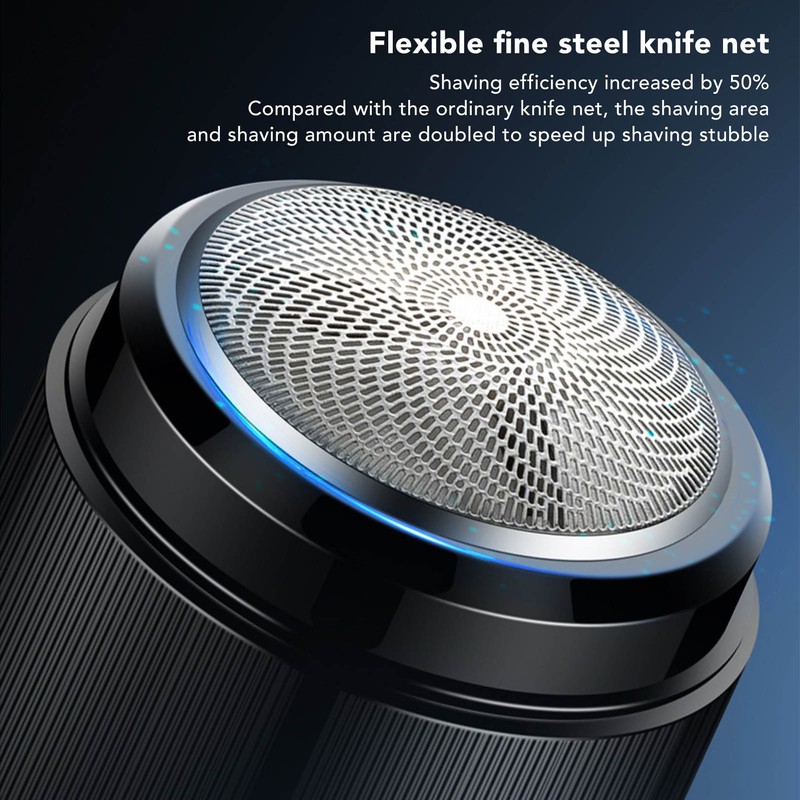 Mini Electric Beard Trimmer for Men Rechargeable Portable Travel Pocket