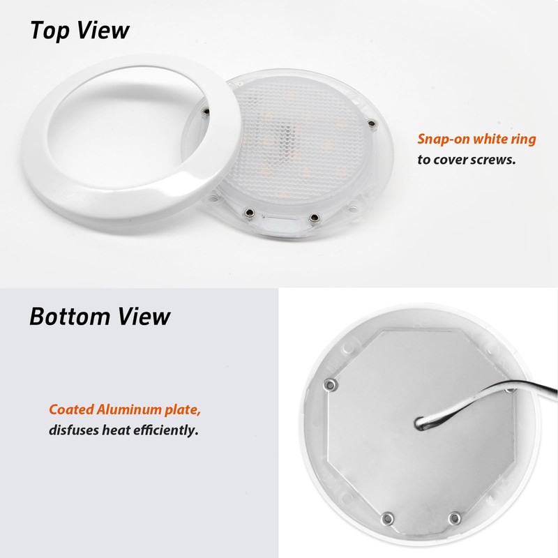 Dream lighting RV Interior LED Lights 3 inch Dome Light