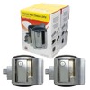 CPG 2 Chrome RV Entry Door Locks Keyed Alike RV